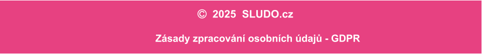   2025  SLUDO.cz  Zásady zpracování osobních údajů - GDPR